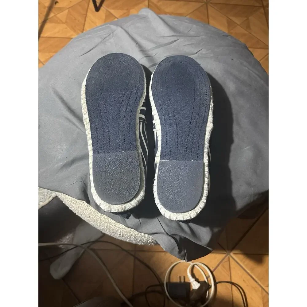 Polo Ralph Lauren Women’s Navy & White Flats Sz 7 - Coastal, Nautical, Preppy